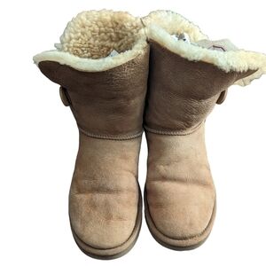 UGG Bailey Button Boot in  Chestnut Boot
